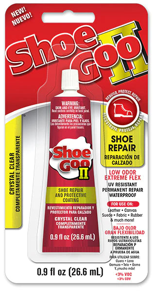 Shoe Goo II, Clear, 0.9 oz. Tube