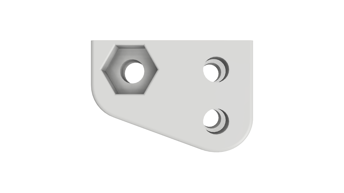 Panhard Relocation Bracket, Forward-facing