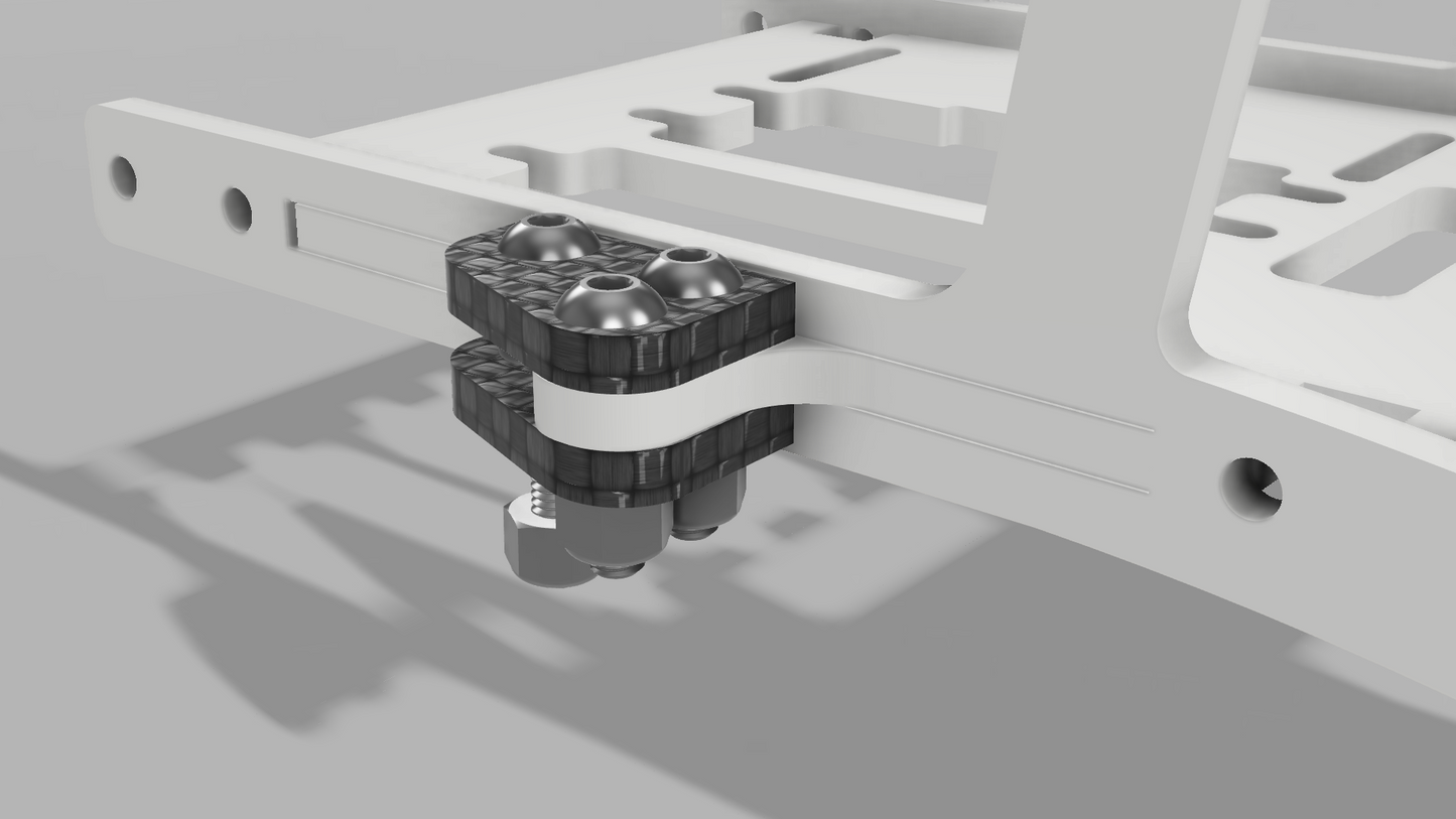 Panhard Relocation Bracket, Carbon Fiber