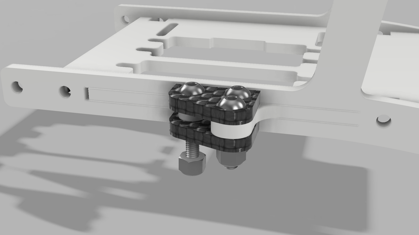 Panhard Relocation Bracket, Carbon Fiber