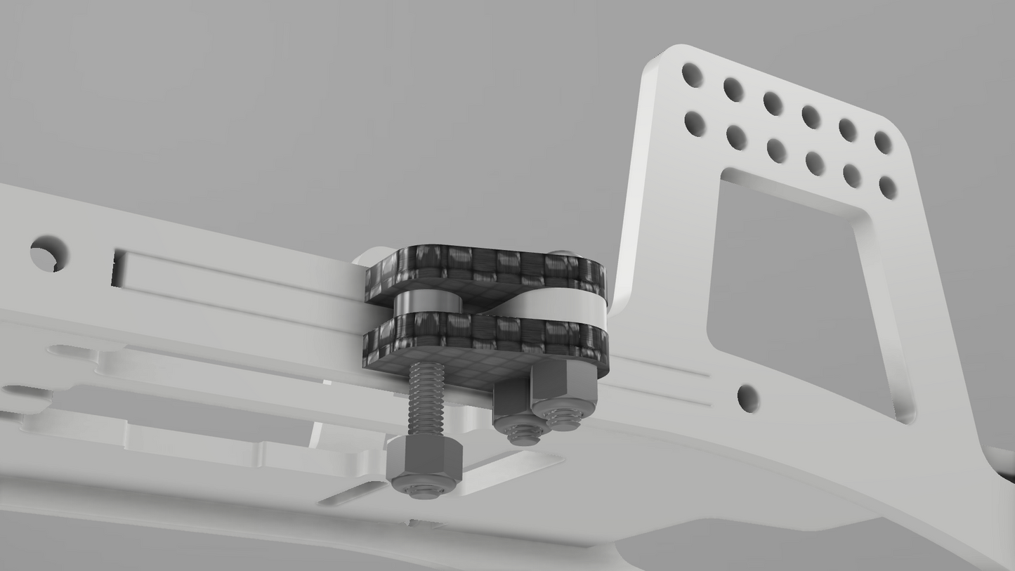 Panhard Relocation Bracket, Carbon Fiber