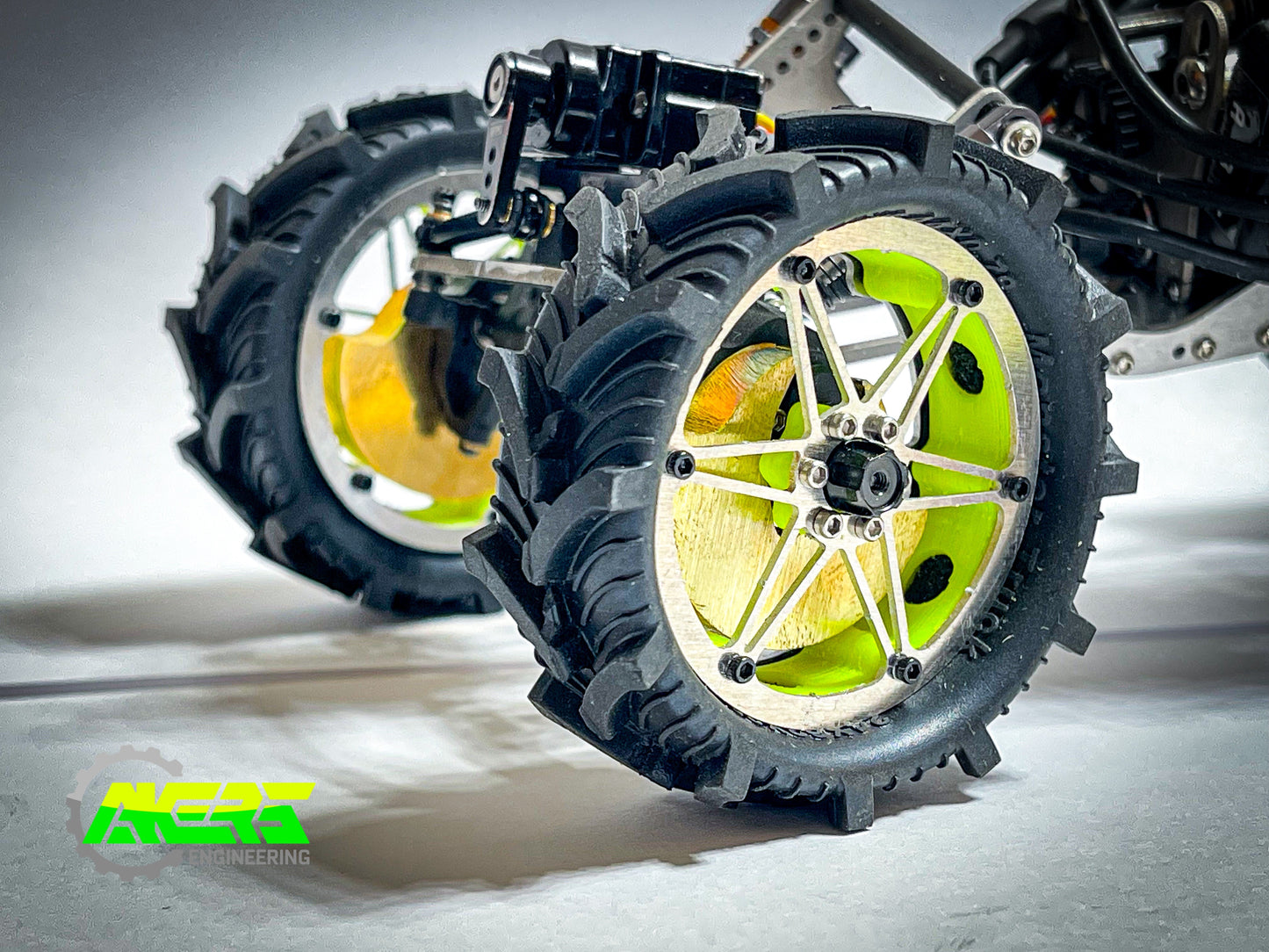 "Marauder" Knuckle Weights for SCX24 Nylon Portal Axles