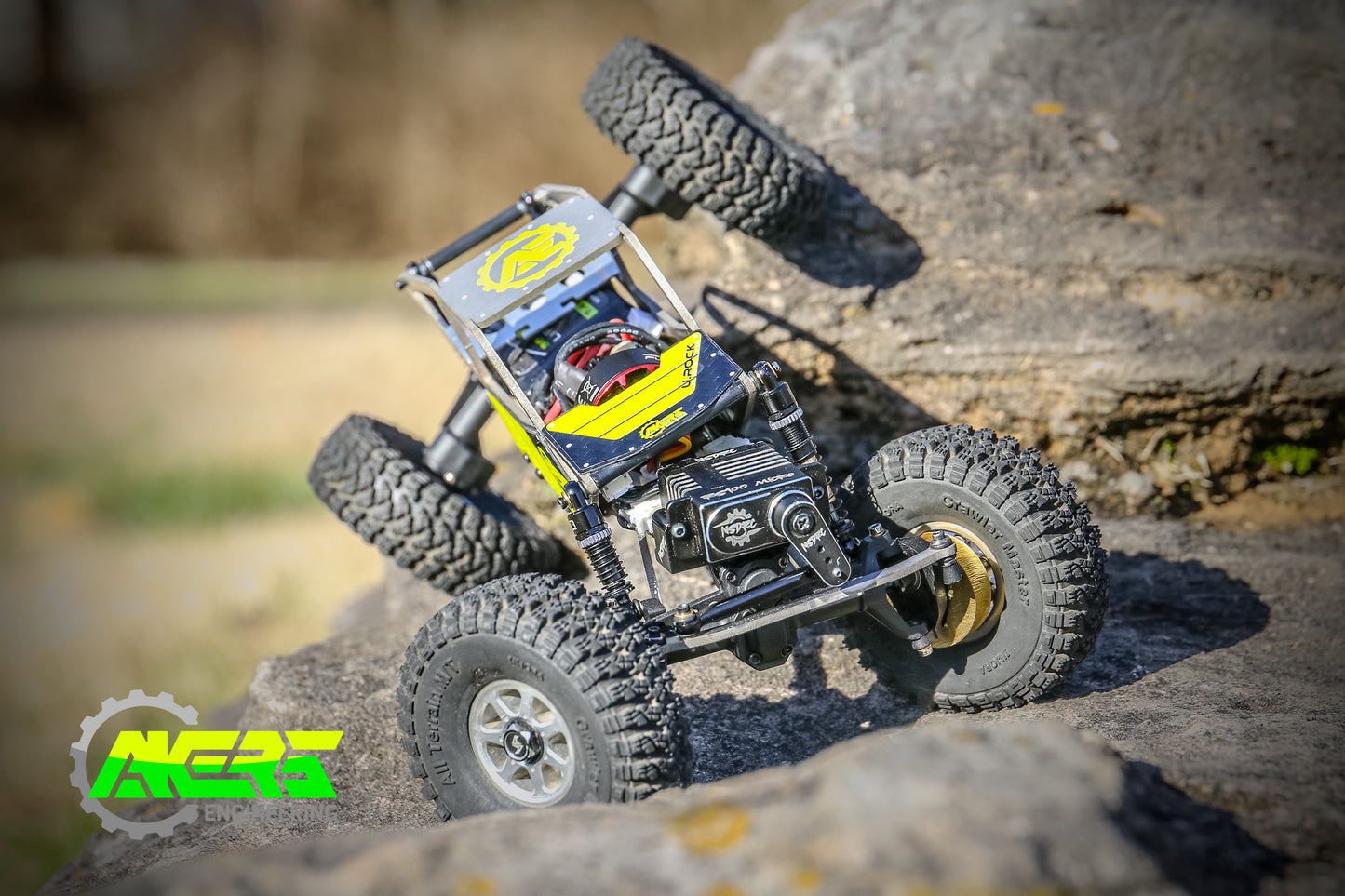 "Marauder" Knuckle Weights for SCX24 Nylon Portal Axles