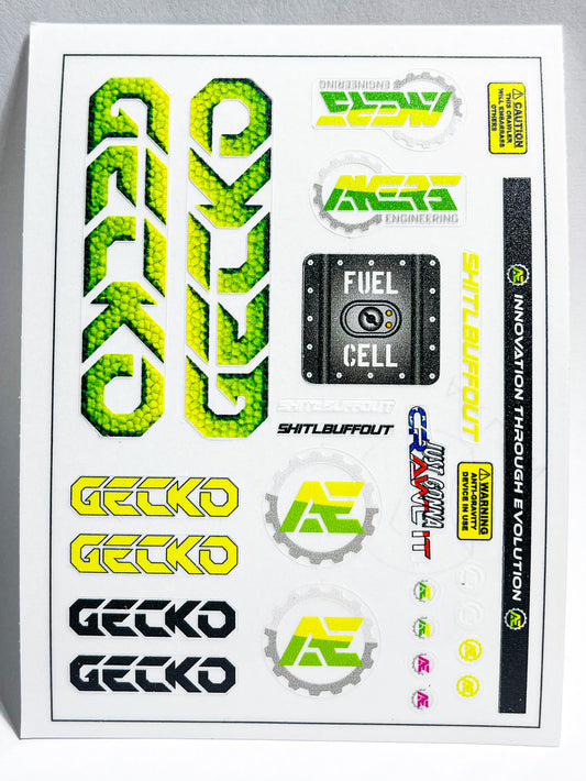 "GECKO" Sticker Sheet