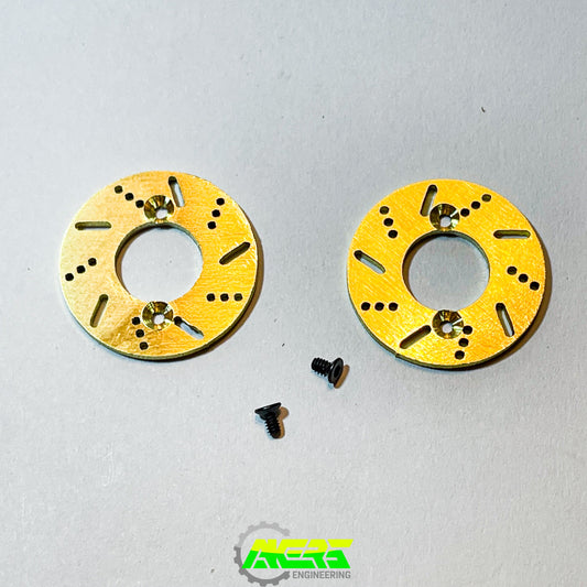 SCX24 Scale Brake Rotor Brass Knuckle Weight